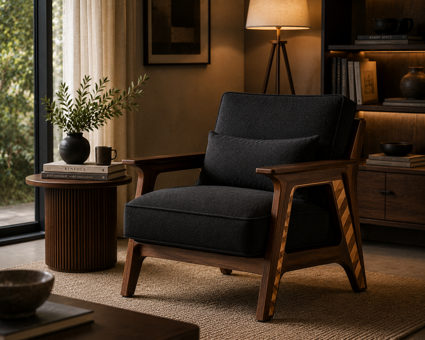 Noir Accent Chair