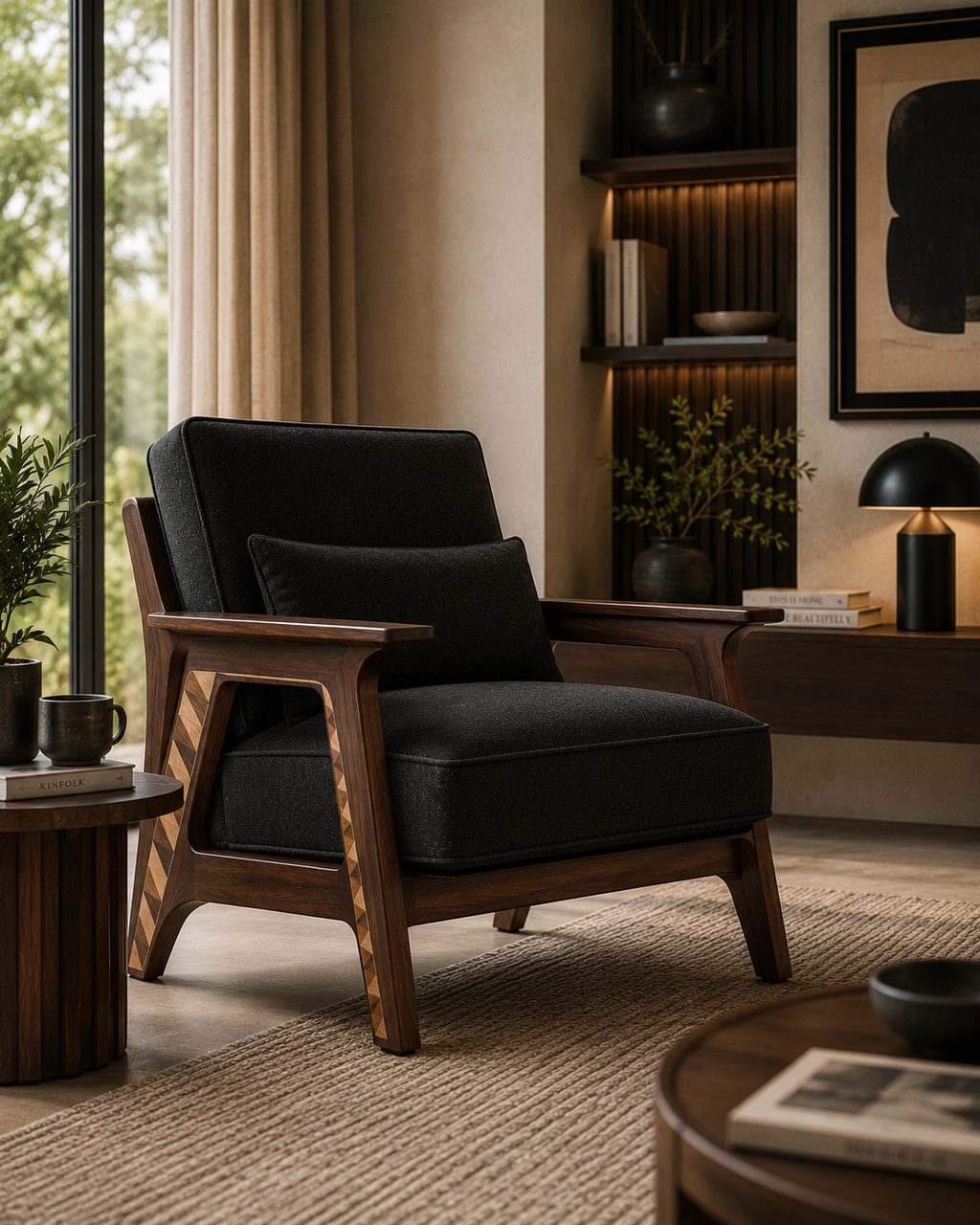Noir Accent Chair