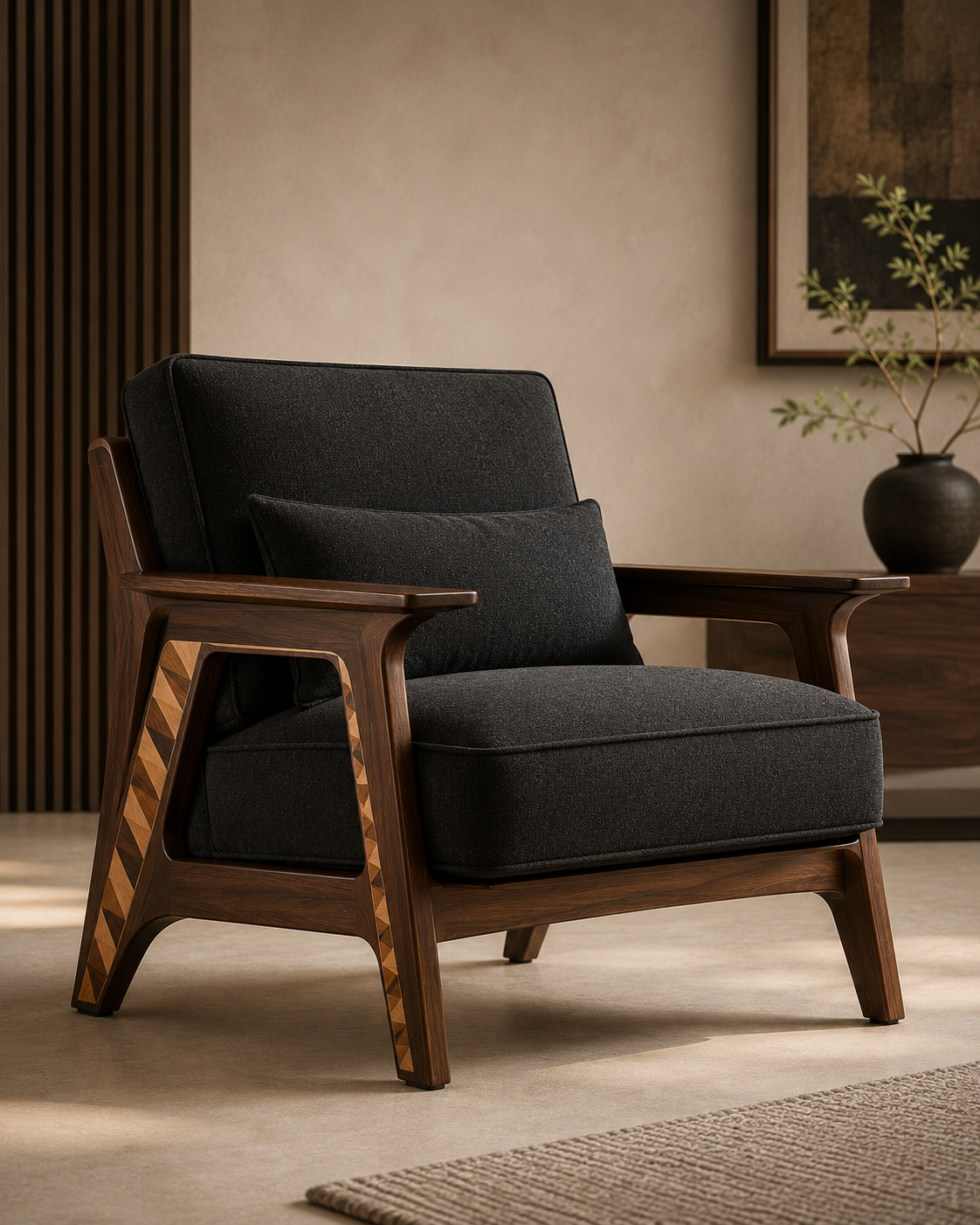Noir Accent Chair