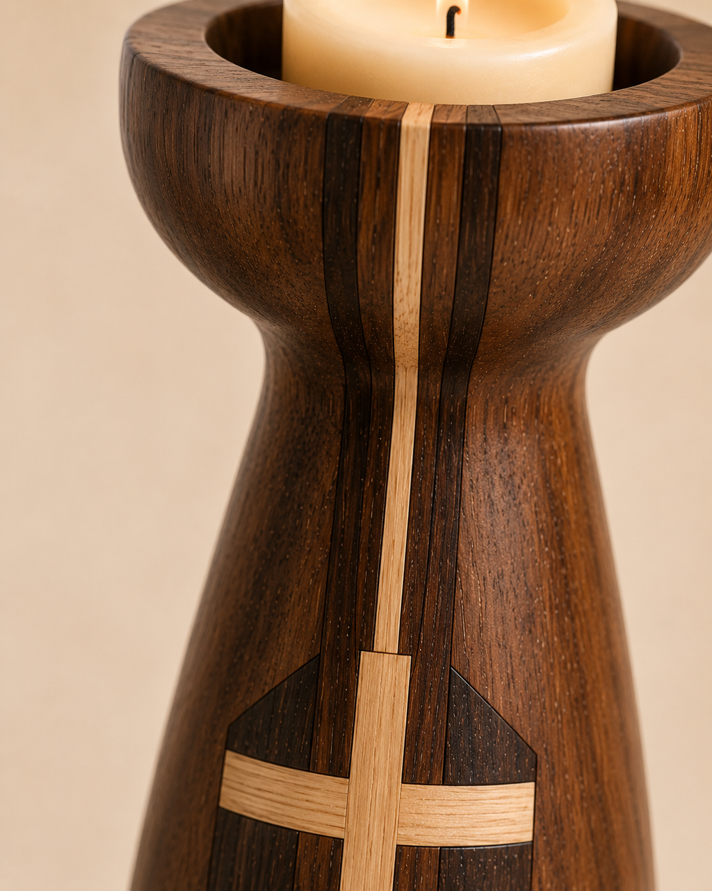 Light & Faith Candle Stand