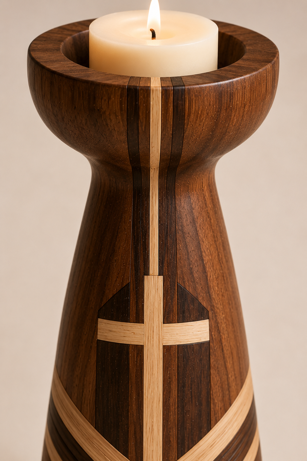 Light & Faith Candle Stand
