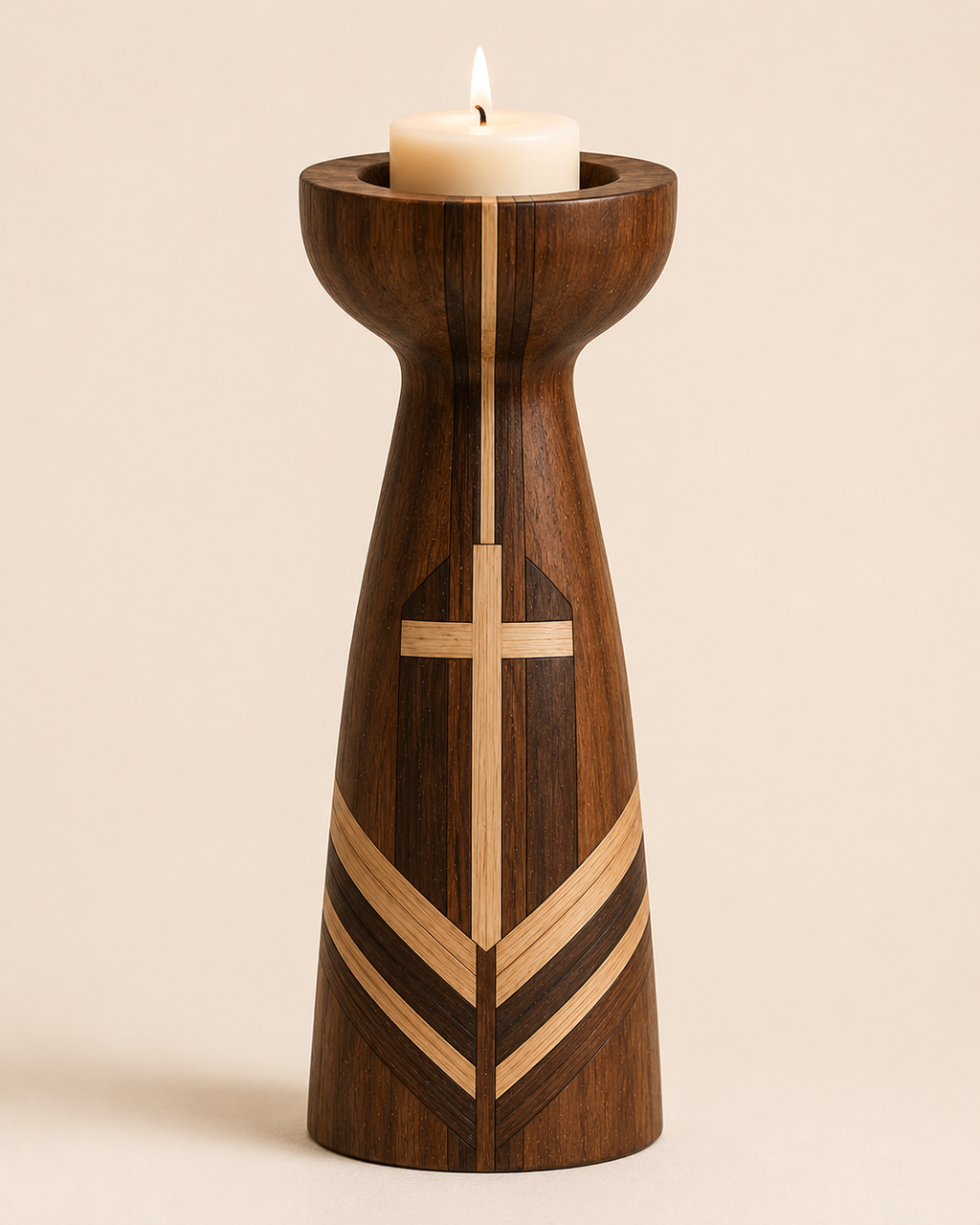 Light & Faith Candle Stand