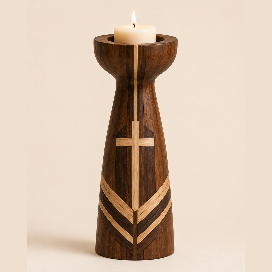 Light & Faith Candle Stand